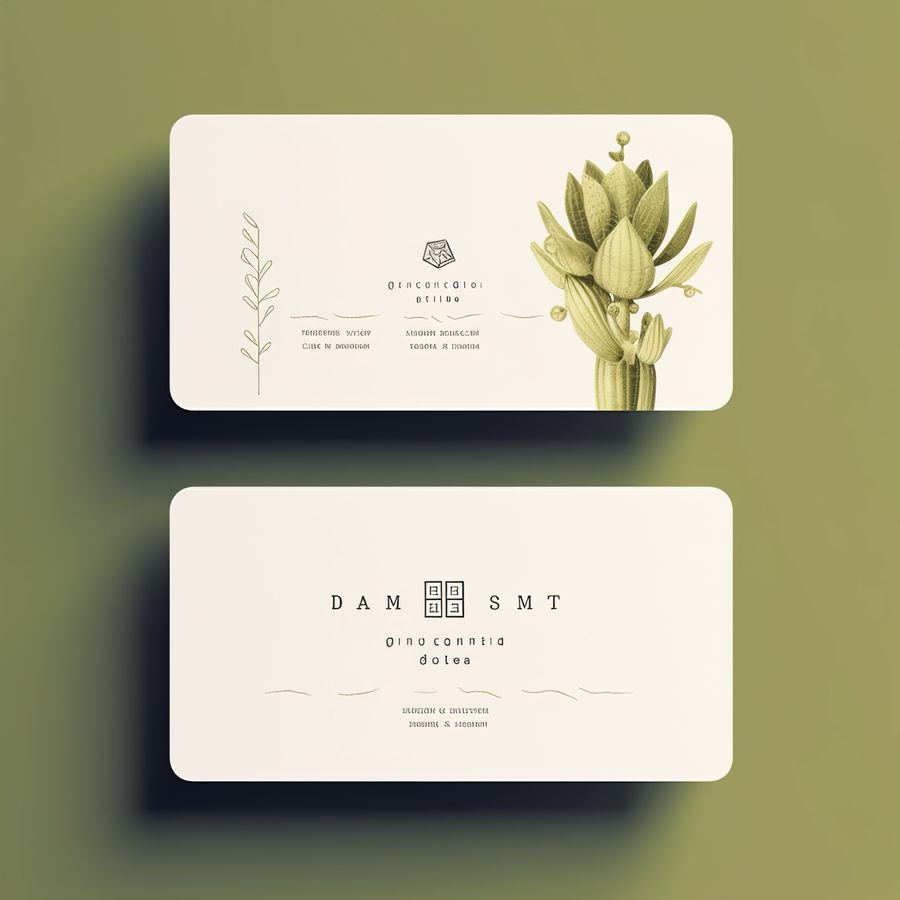 Business card design